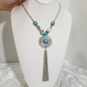 EL Erica Lyons 26"necklace w/3 1/2" ex. 6" drop 1.1615